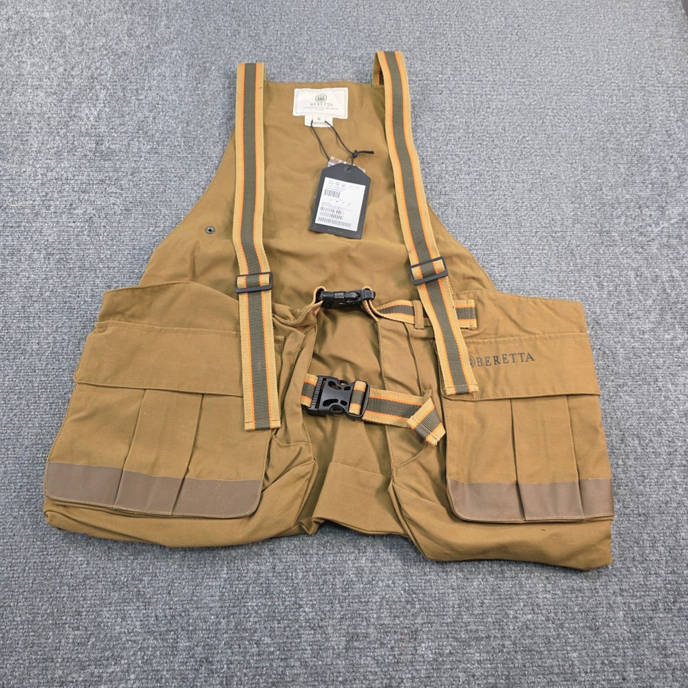 Beretta Covey Strap Vest Hunting Brown II Shooting Skeet Trap Clay New